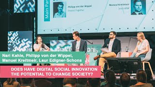 #SIS19  DOES DIGITAL SOCIAL INNOVATION HAVE THE POTENTIAL TO CHANGE SOCIETY