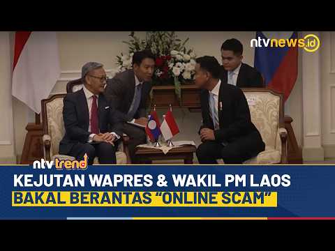 Wapres Gibran Tegaskan Bakal Berantas &ldquo;Scam&rdquo; saat Bertemu Wakil PM Laos Thongsavan Phomvihane | NTV