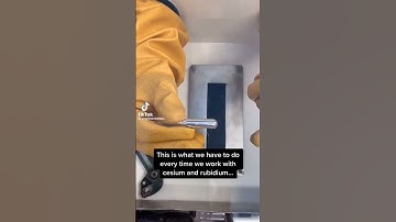 Cesium and Rubidium elements #periodictable