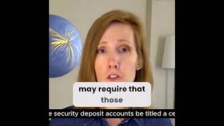 Rental Property: Security Deposit Bank Account