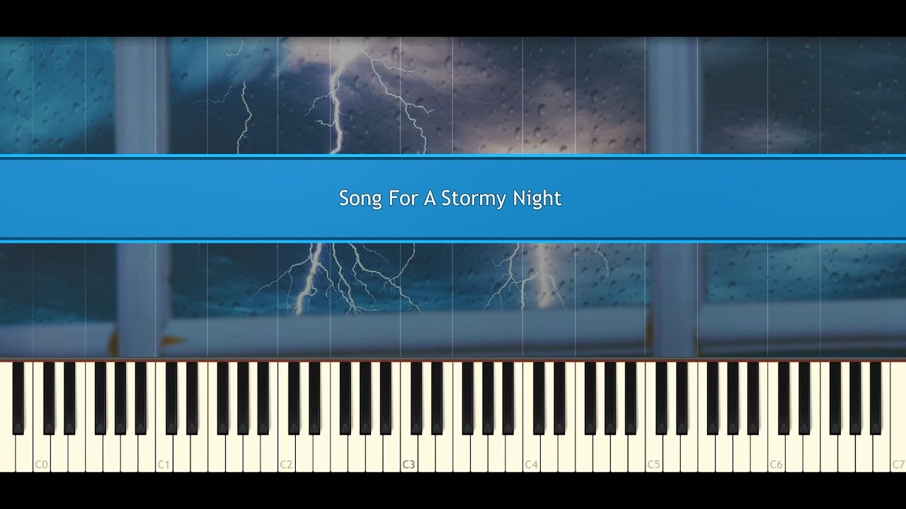 Song For A Stormy Night - Secret Garden (Piano Tutorial)