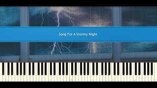 Song For A Stormy Night - Secret Garden (Piano Tutorial) Resimi