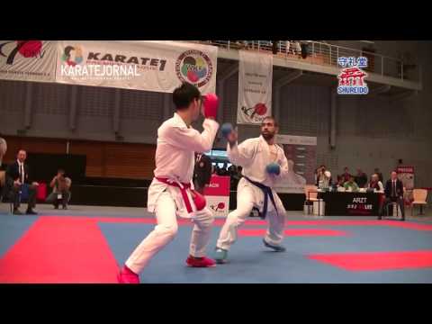 KEN NISHIMURA(JPN) 5-0 R.aghyev(AZE) karate1premier league Hamburg2016