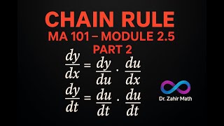 MA101- 2.5 - Part 2- Module 2 - Chain Rule