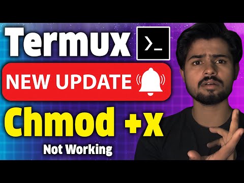 Termux Chmod Command Not Working | Termux New update
