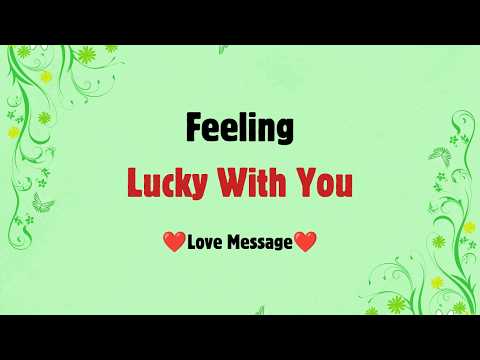 Only You, Babe 💕 | A Love Message Full of Smiles | From My Heart | Feeling Lucky With You