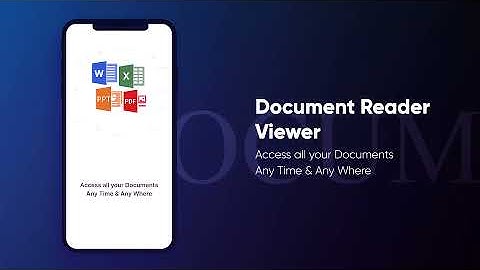 Document Reader and Viewer All Format Files. PDF, excel, word, Documents