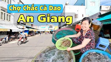 Về An Giang Đi Chợ Chắc Cà Đao Cá Rất Nhiểu
