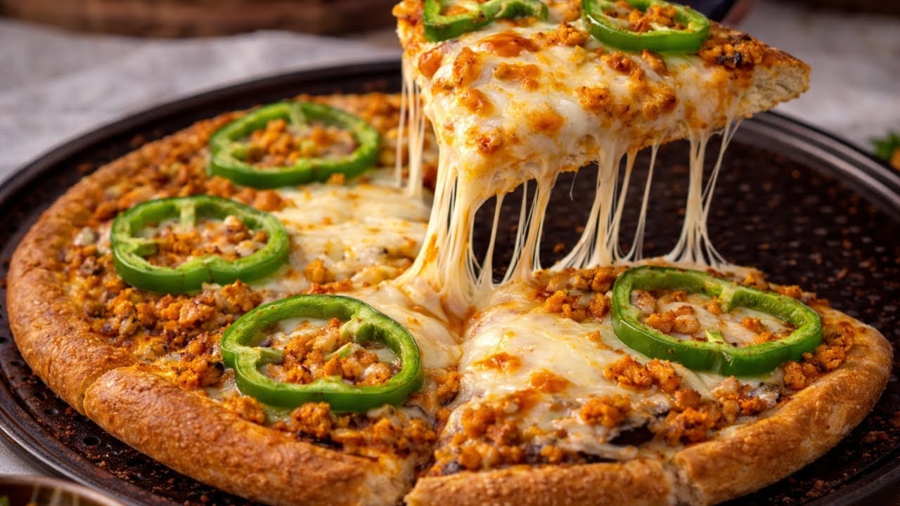 The 40 Second Healthy PIZZA l No Yeast, No Rising, No Waiting From Zero to Pizza Crust