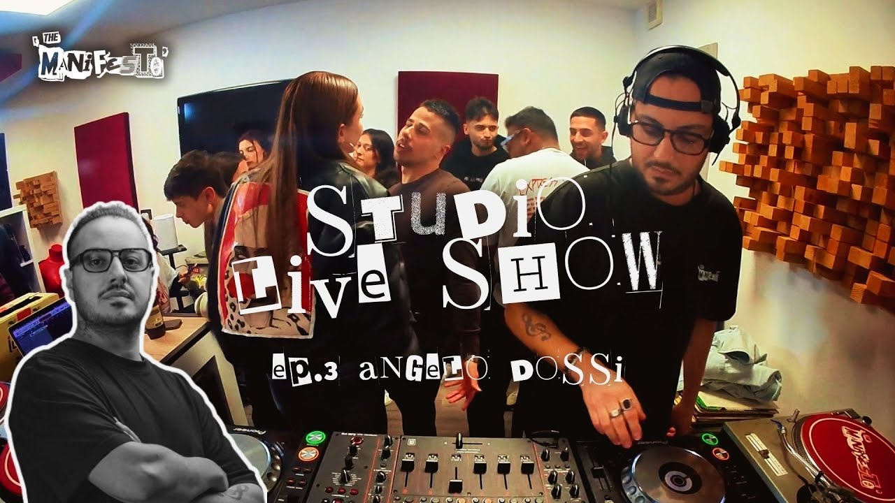 The Manifesto Studio Live Show | Ep.3 Angelo Dossi. Tech House Dj Set live 1 hour