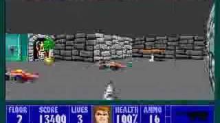 PC - Wolfenstein 3D - E3M2 100% Video