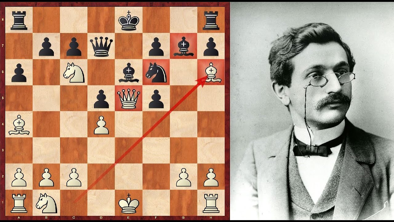 Эмануэль Ласкер против Мануэля Стерлинга - Париж (1900)