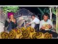 Traditional Bee Harvesting &amp; Pork Curry Cooking | Authentic Rural Village Life Nepal