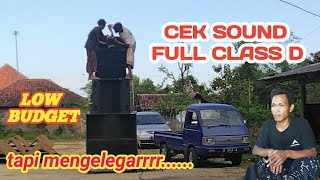 Check out the full class D amplifier sound, cheap but thunderous