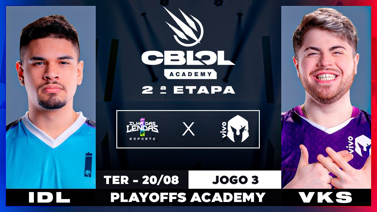 IDL E-SPORTS x VIVO KEYD | Jogo 3 - MD5 | Playoffs CBLOL Academy 2024
