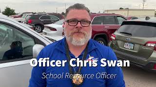 Buckle up message from School Resource Officer