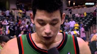 Jeremy Lin Postgame Interview: NYK 102 IND 88