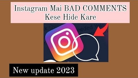 Hide Bad Words On Instagram Comments | How to Hide Instagram Comments