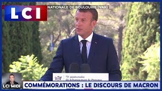 75 ans du débarquement de Provence : le discours complet d'Emmanuel Macron