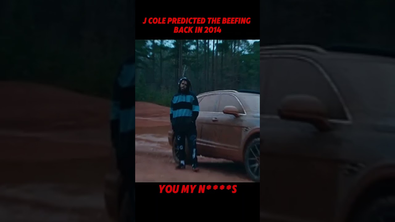 J Cole predicted the Drake and Kendrick beef situation.