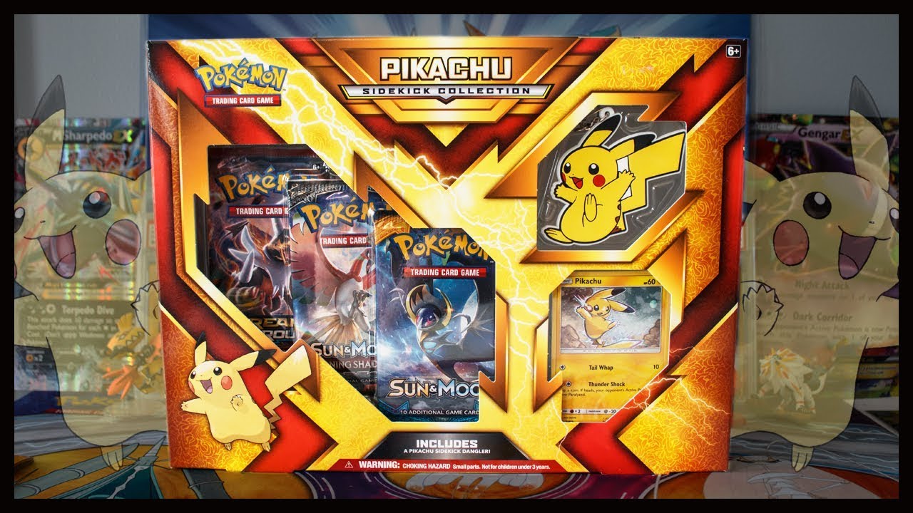 Pikachu Sidekick Collection Box! Pokemon TCG - YouTube