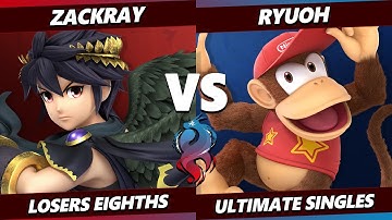 Kowloon Kagaribi TOP 8 - zackray (Dark Pit) Vs. Ryuoh (Diddy Kong) Smash Ultimate - SSBU
