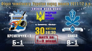 16-30 _матч за 1-3 місце_ «Кременчук» - «Сокіл» | 30.04.2023 | LIVE!