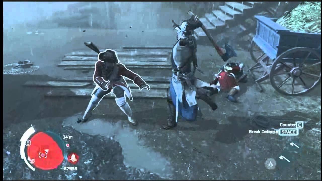 Assassins Creed 3 Fight Scene Compilation - YouTube