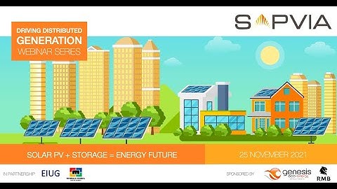 Solar PV + Storage = Energy Future Live Webinar