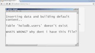 HOLOCMS I NEED HELP!