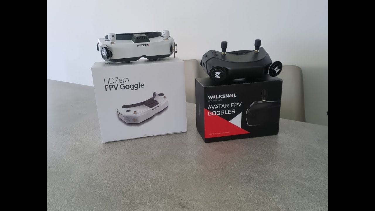 Digital FPV Goggles: Walksnail Avatar vs HDZERO - YouTube