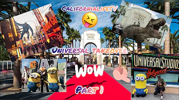 Universal studios Hollywood reopening 2021 part 1 April 21st 4K tour Vlog ￼