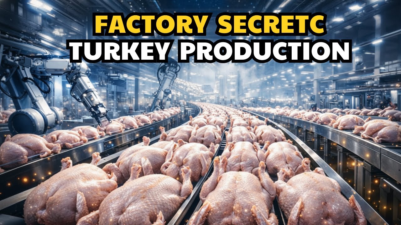 Inside a Clean Poultry Processing Factory | How Turkeys Are Processed at Industrial Scale