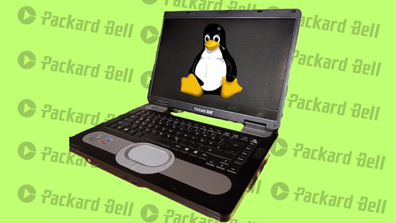 Installing Linux on a 24 year old laptop - YouTube