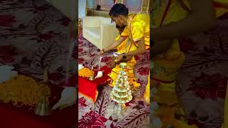 विवाह में गंगा आरती की तैयारी । #aarti #kashi #mumbai #wedding #event