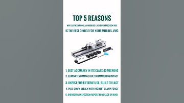 Easymech high precision modular steel hardened milling machine vice by Mechmatrix #mechmatrix