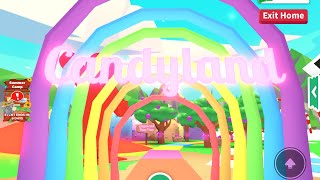I made the entire Candyland board in Adopt Me including a candy castle that you can live in