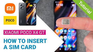 Xiaomi POCO X4 GT - How to insert a SIM card • 📲 • 📶 • ✅ • | Tutorial