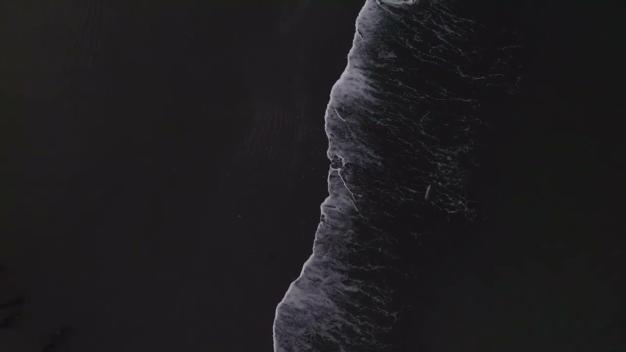 Drone footage of Washington State coastline