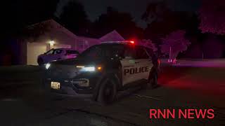 Vehicle into pole accident last night on S. Kentwood Ave.