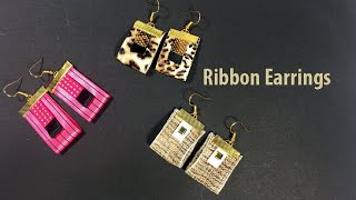 Ribbon Earrings Tutorial