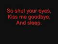 My Chemical Romance - Sleep (with lyrics!)