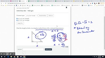 geo 8.2 - special right triangles #2