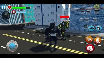 Police Panda Robot Transformation: Robot Hero - Android Gameplay FullHD