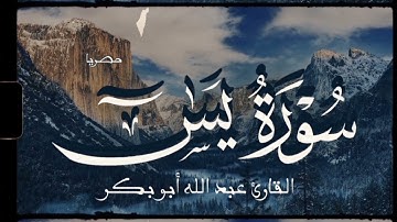 سورة يس القارئ عبدالله أبوبكر #قرآن #اكسبلور #المصحف