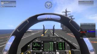ArmA 3 Nimitz landing test