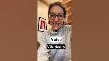 Learn how to pronounce VIDEO #TarleSpeech #SHORTS Quick English Pronunciation Mini Lesson