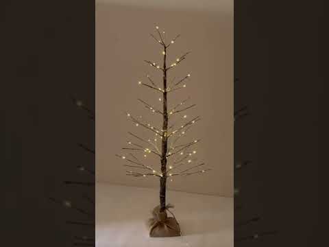 クリスマス LEDブランチツリー 166球 110cm