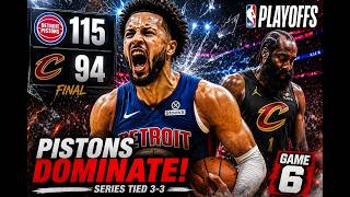 Pistons vs Cavaliers Game 6 FULL Highlights | Cade Goes CRAZY 👀