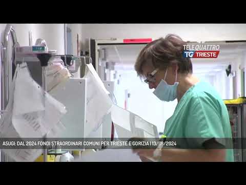 ASUGI: DAL 2024 FONDI STRAORDINARI COMUNI PER TRIESTE E GORIZIA | 13/08/2024